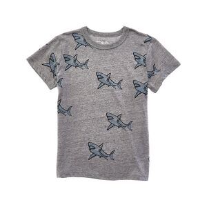 Chaser Boys  Tri-Blend Shark T-Shirt, Grey